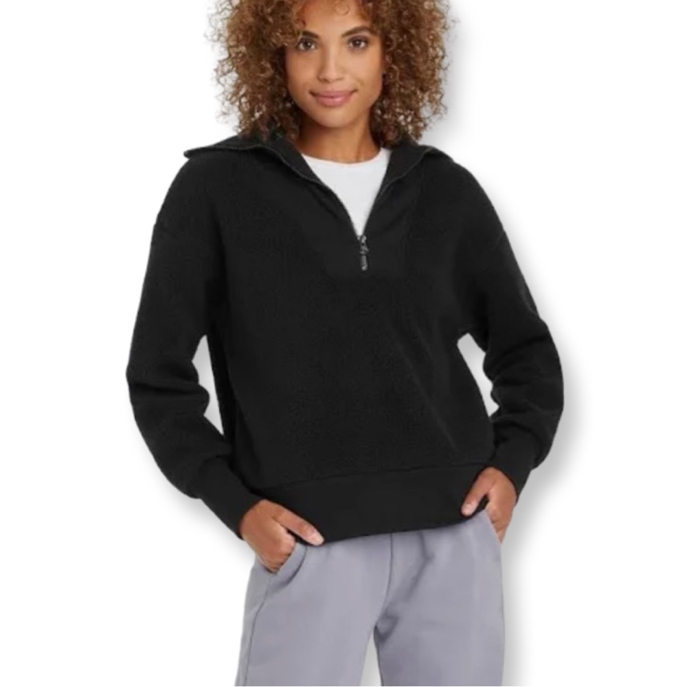 A New Day Sherpa Pullover, size Large